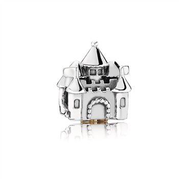 Pandora Fairytale Castle Silver and Gold Charm - PANDORA 791133PCZ
