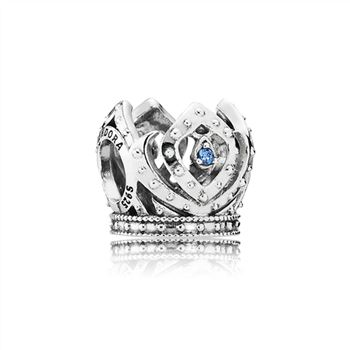 Pandora Disney, Elsa's Crown Charm, Blue CZ 791588CZB