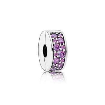 Pandora Shining Elegance Clip, Fancy Purple CZ 791817CFP