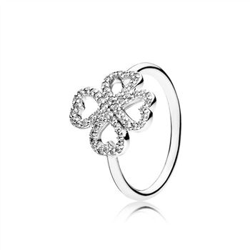 Pandora Petals of Love Ring, Clear CZ 190978CZ