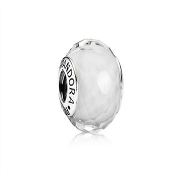 Pandora Fascinating White Charm, Murano Glass 791070