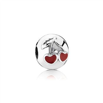 Pandora Cherries, red enamel 791093EN39