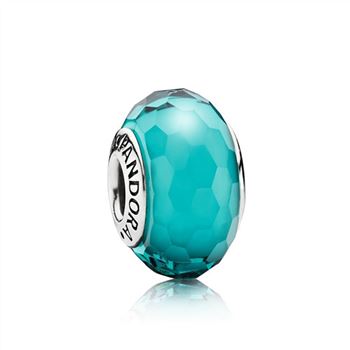 Pandora Fascinating Teal Charm, Murano Glass 791606