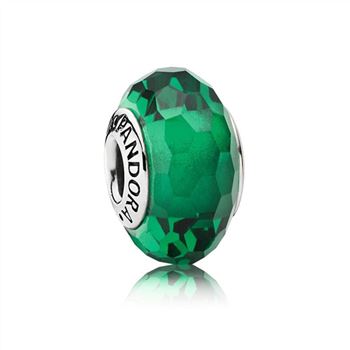 Pandora Fascinating Green Charm, Murano Glass 791619