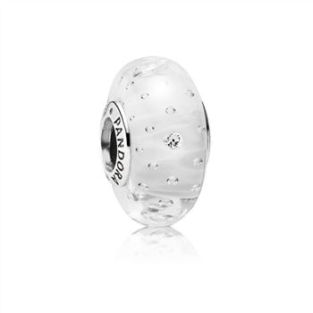 Pandora Clear Effervescence Charm, Murano Glass & Clear CZ 791617CZ