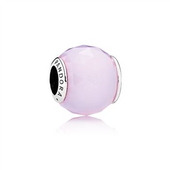 Pandora Geometric Facets Charm, Opalescent Pink Crystal 791722NOP