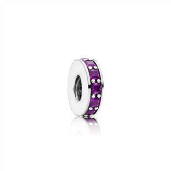 Pandora Eternity Spacer, Royal Purple Crystal 791724NRP