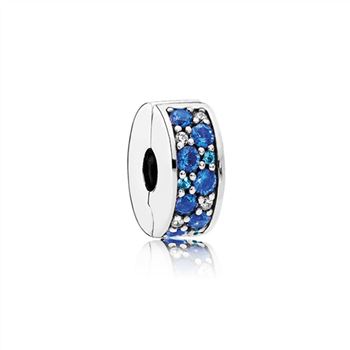 Pandora Mosaic Shining Elegance Clip, Multi-Colored Crystals & Clear CZ 791817NSBMX