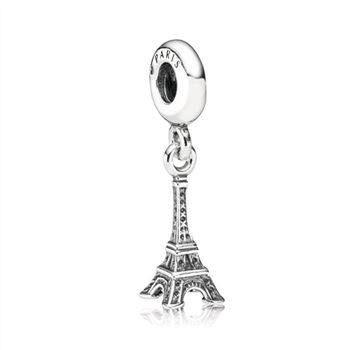 Pandora Eiffel Tower Paris Hanging Silver Charm - PANDORA 791082