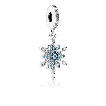Pandora Crystallised Snowflake PANDORA Hanging Charm 791761NBLMX