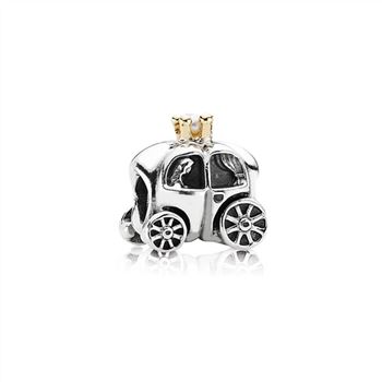 Pandora Fairytale Carriage Silver & Gold Charm - PANDORA 790598P