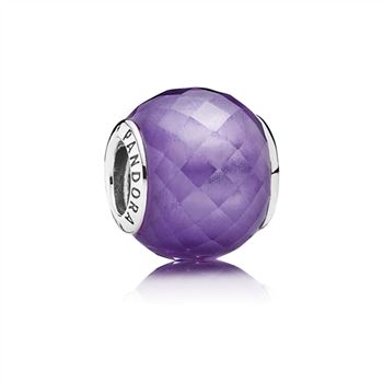 Pandora Petite Facets Charm, Purple CZ 791499ACZ