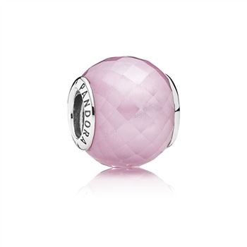 Pandora Petite Facets Charm, Pink CZ 791499PCZ