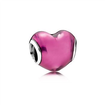 Pandora In My Heart Charm, Violet Enamel 791814EN62