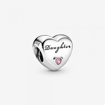 Daughter Heart Charm 791726PCZ