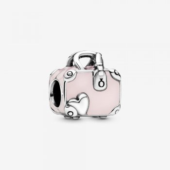 Pink Travel Bag Charm 798063EN124