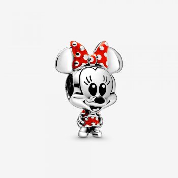Disney Minnie Mouse Dotted Dress & Bow Charm 798880C02