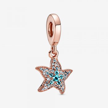 Sparkling Starfish Dangle Charm 788942C01