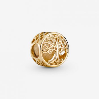 Openwork Family Roots Charm Gold 759132C00