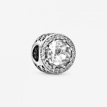 Sparkling Clear Charm Sterling silver 791725CZ