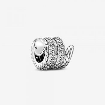 Sparkling Wrapped Snake Charm 799099C01