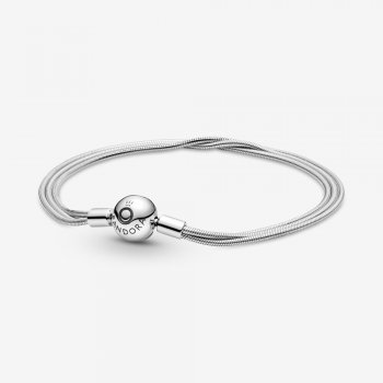 Pandora Moments Multi Snake Chain Bracelet Sterling silver 599338C00