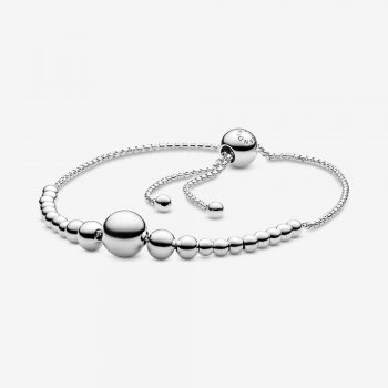 String of Beads Slider Bracelet Sterling silver 597749