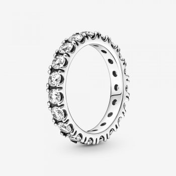 Sparkling Row Eternity Ring Sterling silver 190050C01