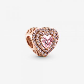 Sparkling Levelled Heart Charm 789218C01