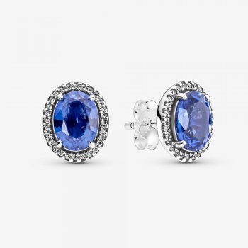 Sparkling Statement Halo Stud Earrings 290040C01