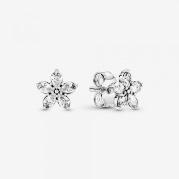 Sparkling Snowflake Stud Earrings 299239C01
