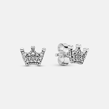 Crown Stud Earrings 297127CZ
