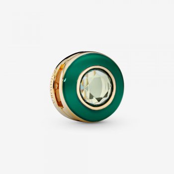 Green Circle Clip Charm - FINAL SALE 768715C01