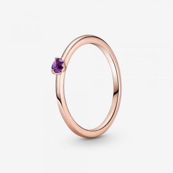Purple Solitaire Ring 189259C06