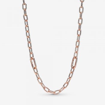 Pandora ME Link Chain Necklace Rose gold plated 389685C00